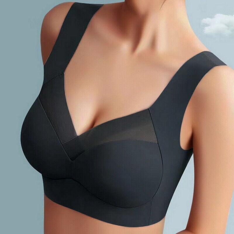 Pohodlná dámska bezšvová push up podprsenka Stretch Pohodlná tvarovaná vesta Crop Top Šport