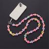 Phone Lanyard, Universal Bead Chain Neck Straps for Phone Case Crossbody Phone Lanyards with Patches for Most Phone