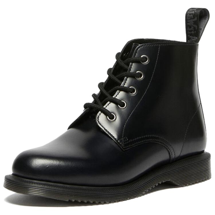 Dr. Martens Leather Comfortable Commuting Boots Unisex Boots Black 32219001