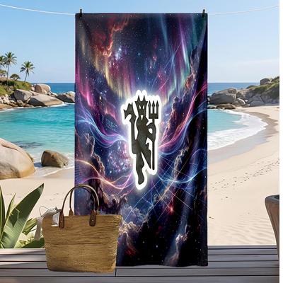 Manchester United Printed Beach Towel Quick Dry Soft TowelPortable Large Rectangular Beach Blanket for Travel Swimming Pool