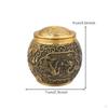 Tea Canister with Lid Airtight Storage Jar Ornate