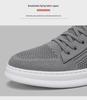 Men's Black Breathable Mesh Casual Slip-On Sports Shoes
