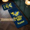 Fenerbahce SK (1) Customize Name Flannel Kitchen Mat Soft Non-Slip Kitchen Floor Runner Rug for Home Kitchen Decor