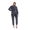 Keanu Womens/Ladies Fleece Pull Over Long Pyjama Set