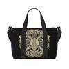 Norse Rune Print Travel Duffel Bag Unisex Weekender Overnight Tote Bag Large Capacity Lightweight Waterproof Carry On Bags
