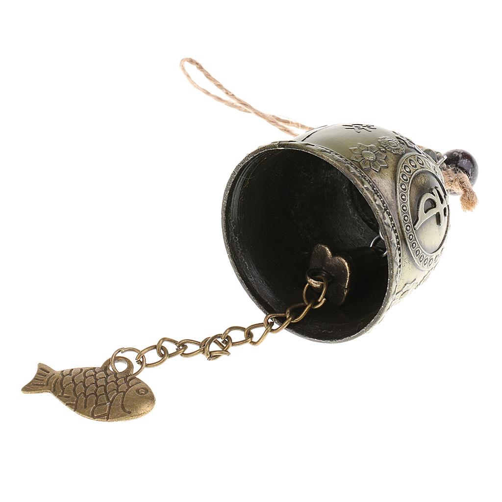 Feng Shui Bell Buddha Patio Tree Car Interiors Hanging Charm Wind Chime