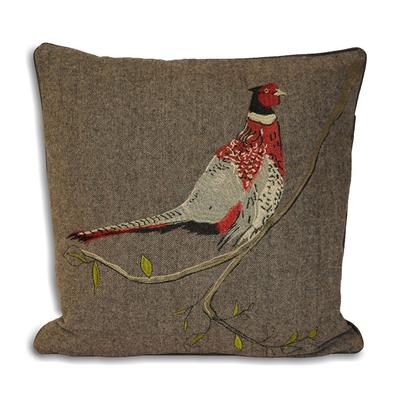 Hunter Herringbone Pheasant Cushion Cover