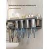 Aeg 3-Person Wall-Mounted Toothbrush & Hairdryer Holder