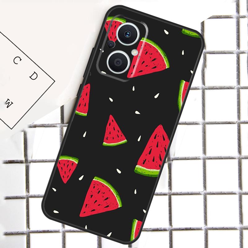 Cute Summer Fruit Watermelon For OPPO Reno 8 7 Lite 8T 10 11 12 13 14 Pro 11F 12F 13F 14F OPPO Find X9 X8 X5 X6 Pro Case