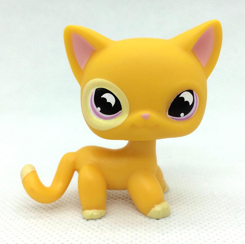 Raro Negozio di Animali lps Action Figure Stand Giocattolo Gatto Pelo Corto Vecchio Cane Originale Bassotto Pastore Alano