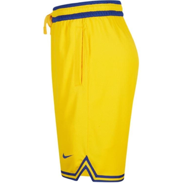 Nike STATEMENT DNA NBA Golden State Warriors Shorts Yellow Men's AV6461-728