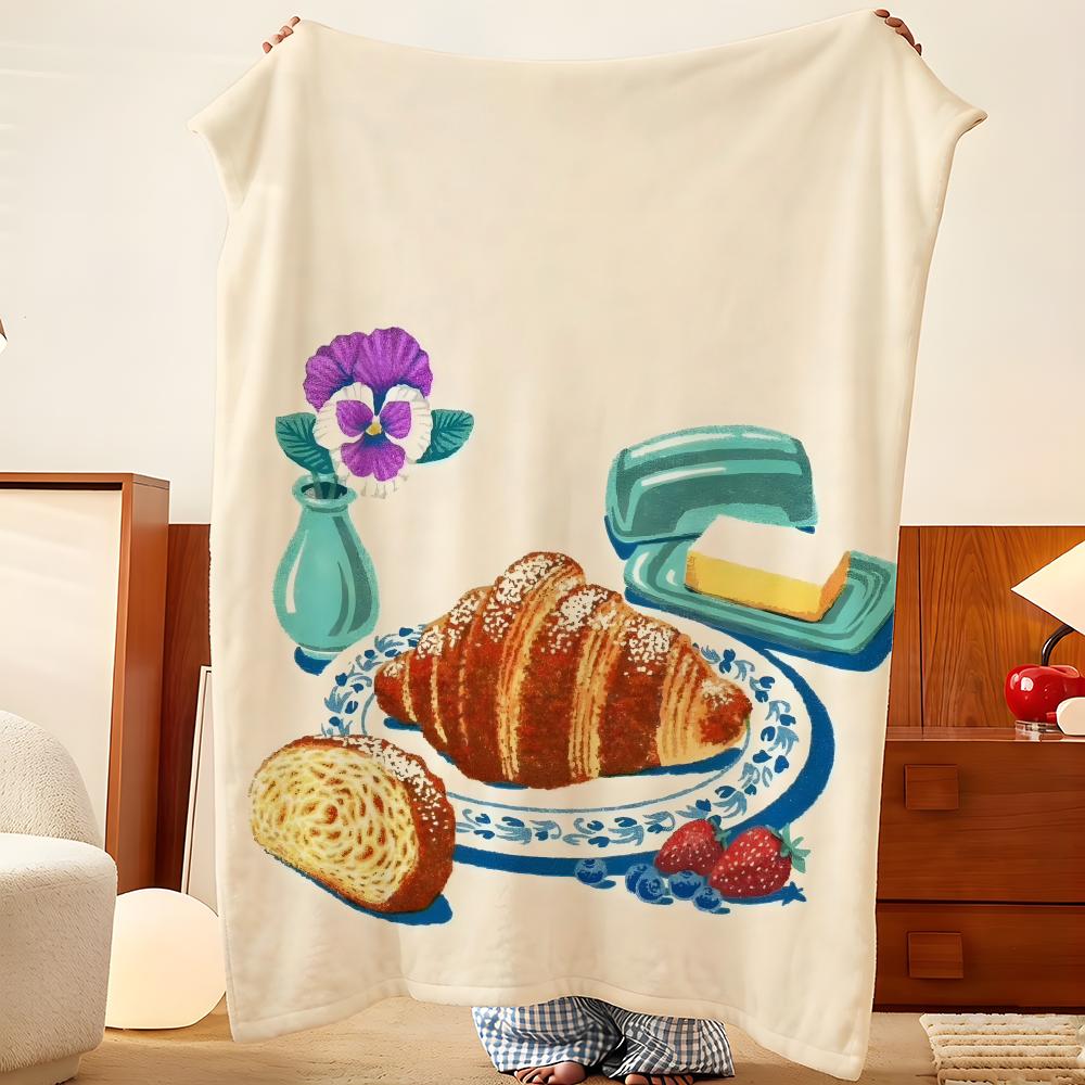 Artist J-Jovaney H-Hollingsworth Throw Flannel Throw Blanket, Lightweight Cozy, Durable Washable Cute Cool