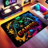 Game Controller Print Welcome Doormat 2D Flat Print Non-Slip Floor Mat for Game Room Bedroom Living Room Kitchen Entryway Rug
