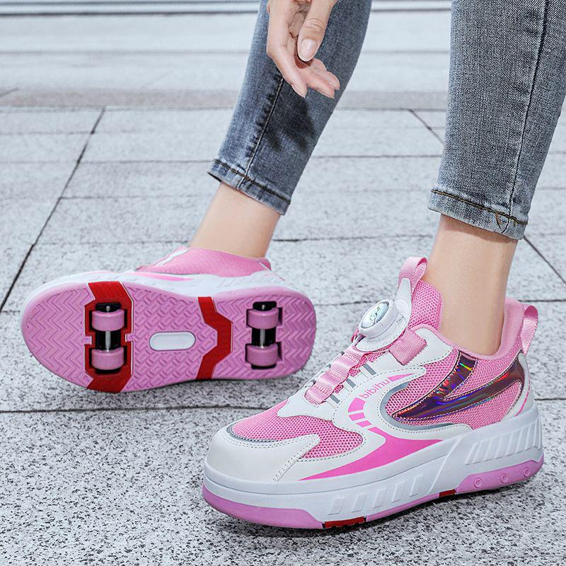 

Роликовые кроссовки на четырех колесах для мальчиков XSZ: Крутые выдвижные ролики для детей и взрослых 40