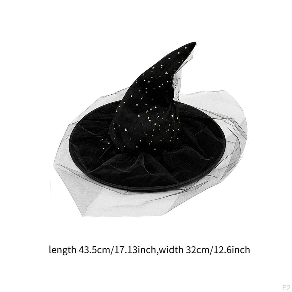 Halloween Witch Hat Gift Costume Accessories for Carnivals Party Favor