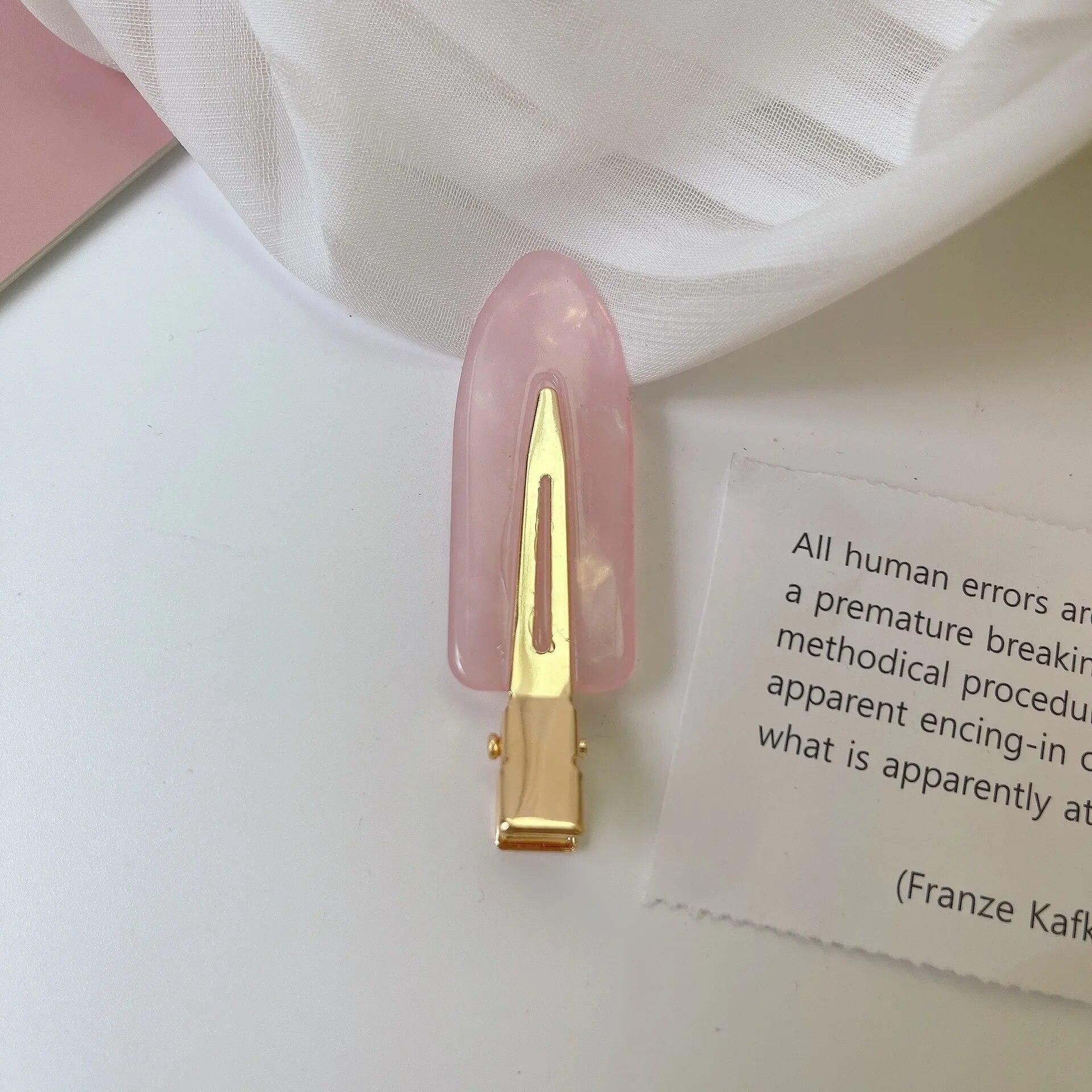 

Бесшовные заколки для волос без изгиба, боковые заколки с челкой, заколки для красоты, макияжа, аксессуары для мытья лица, женские заколки для укладки волос для девочек