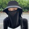 UV Protection Sun Hat Outdoor Sunscreen Neck Flap Bucket Hat New Fisherman Hat  Women