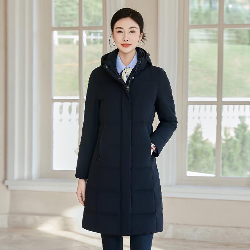 Terman Unisex Hooded Mid-Length Down Coat