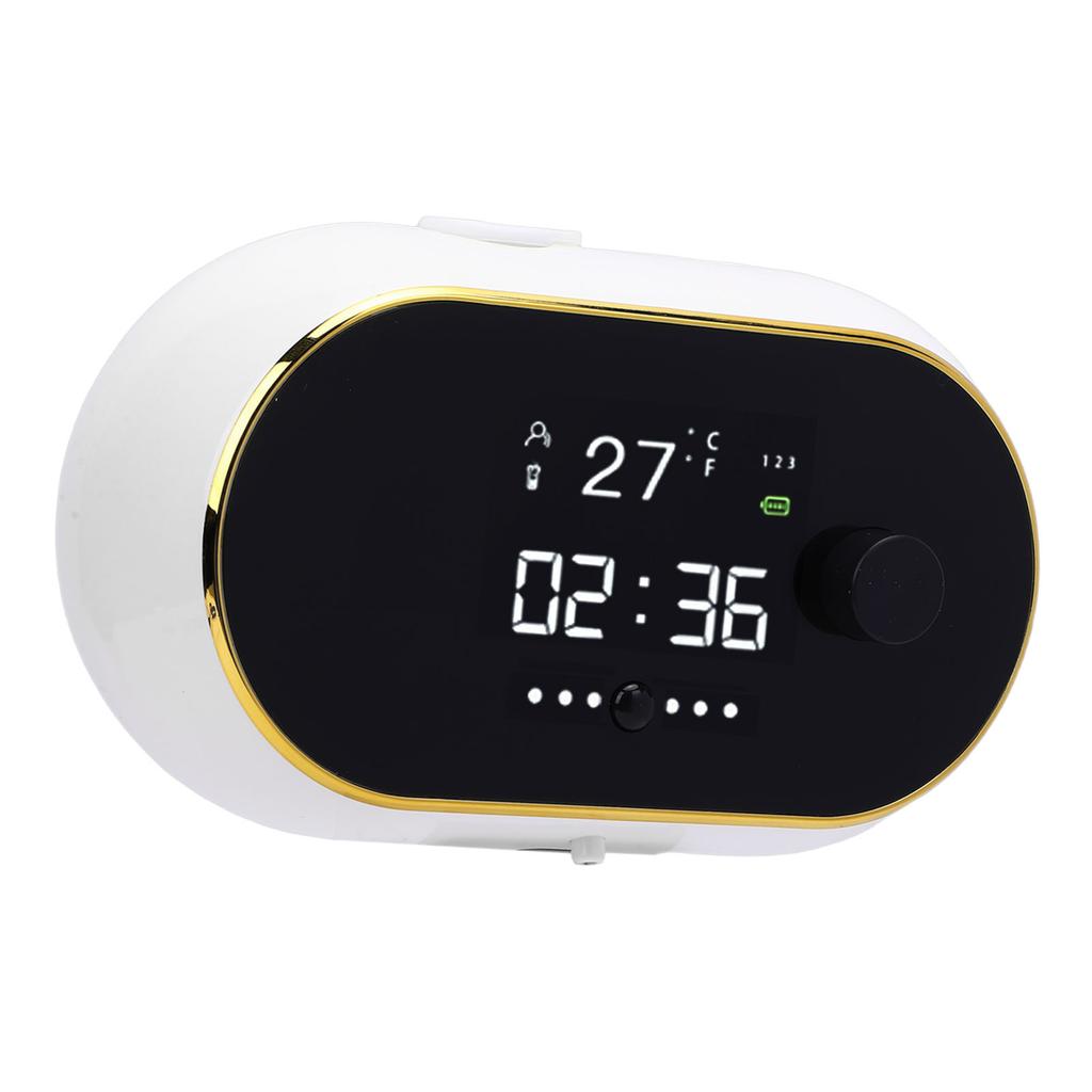 Dispensador de Jabón Espumoso Automático de Pared con Pantalla Digital Recargable Táctil para Baño