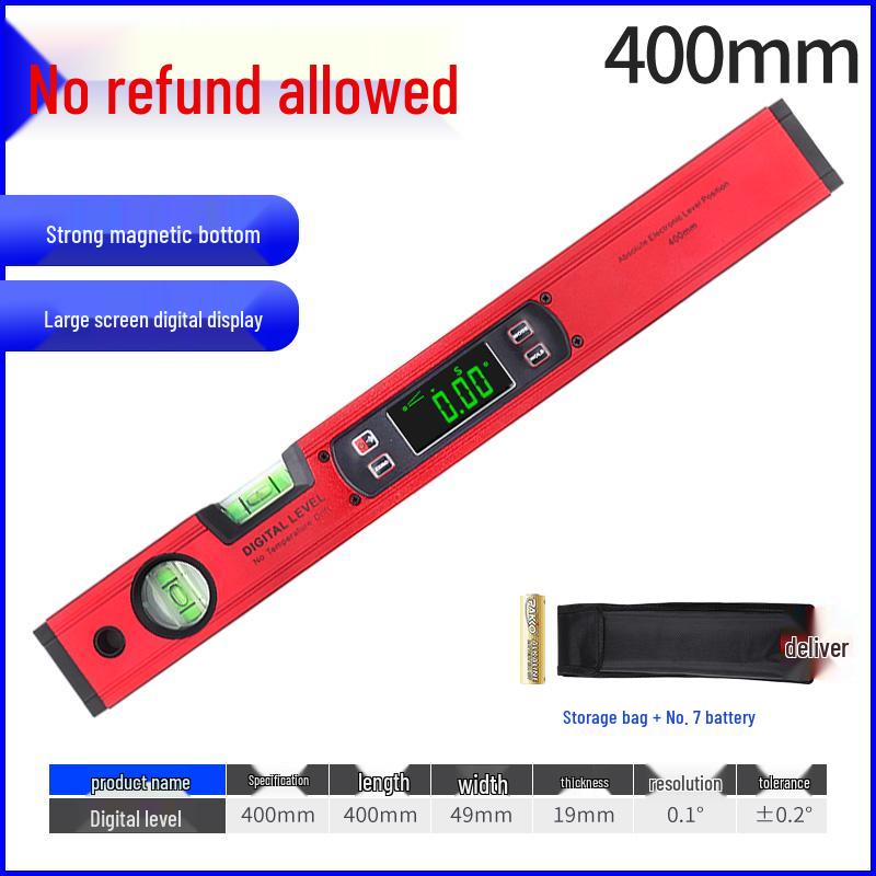 Infrared Precision Digital Laser Level and Inclinometer with Multifunctional Display