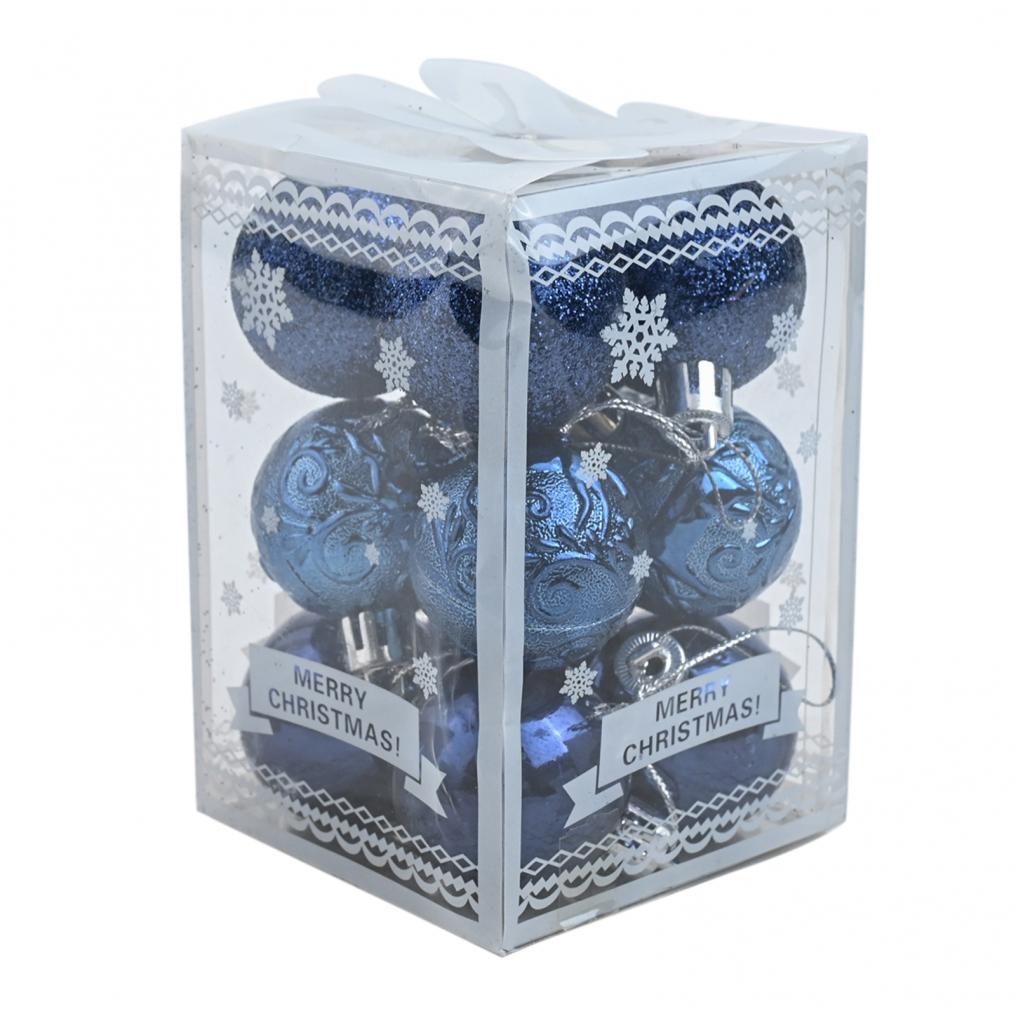 12 Stück Weihnachtskugel Weihnachtsdekoration Weihnachtsbaum Anhänger Ornament