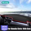 Für Honda Civic 10. Generation 2016 2017 2018 Armaturenbrettabdeckung Sonnenschutzmatten Vermeiden Sie Lichtpolster Anti-UV Teppichzubehör