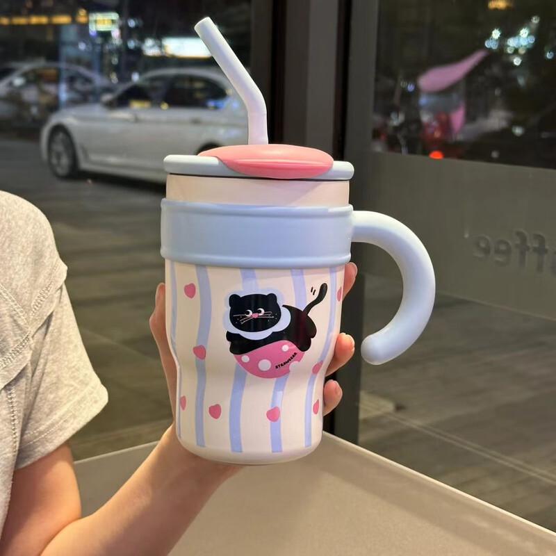 MRSIKEY Cartoon Insulated Stainless Steel Tumbler