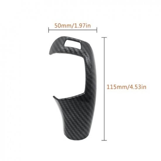 Gear Shift Knob Head Cover Trim Carbon Fiber ABS For BMW 3 4 Series F30 F34