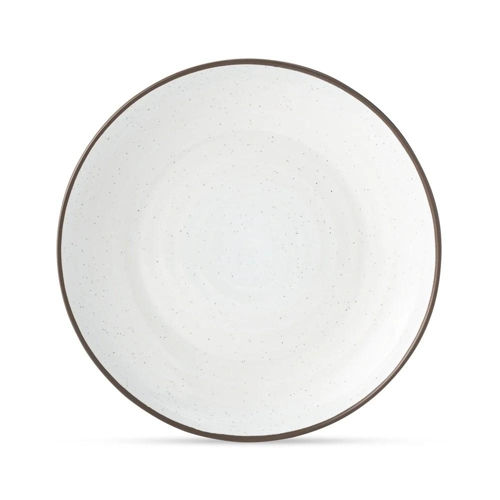

Ceramic Salad Plate Rustic Round Dinnerware Dishwasher Microwave Safe Serving Plate Perfect Appetizers Side Dishes Kitchen Table United States