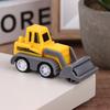5Pcs/Set Educational Children'S Toy Building Blocks Engineering Vehicle Model Mini Cars Excavator Crane Dump Truck