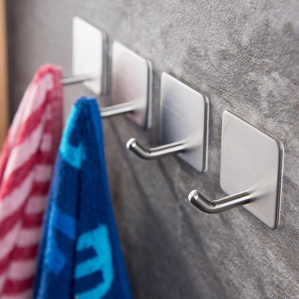 Self Adhesive Wall Hooks Hanger Kitchen Hanging for Towel Bathroom Hook Sticky Hooks Wall Organisation