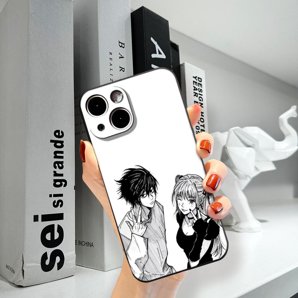 Clmj Death Note Misa Phone Case FOR IPhone 15promax 14 11 12 Pro 15 16 Plus 13 Pro MAX XR XS Black Soft Covers