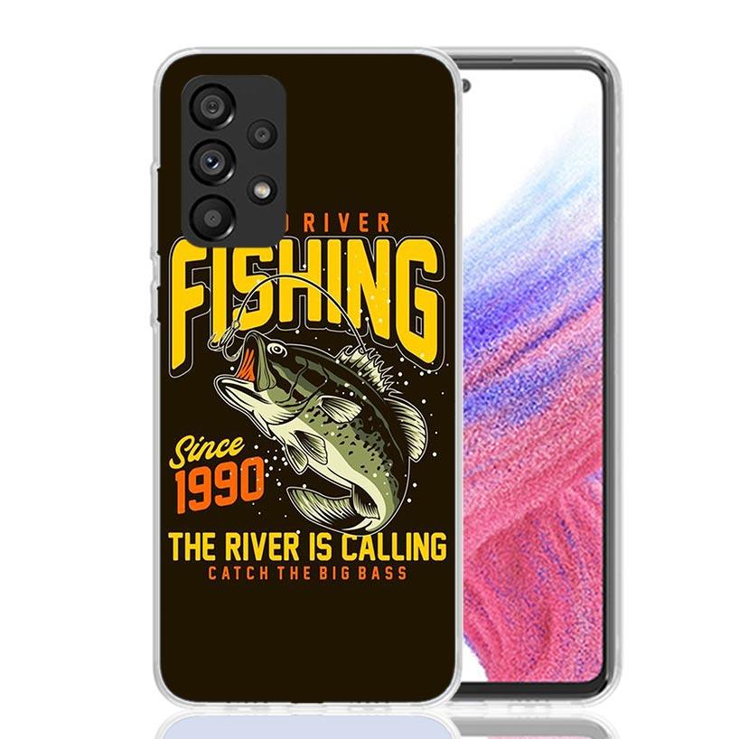 Fishing Club Graphic Phone Case for Samsung Galaxy A17 A16 A15 A14 A13 A57 A56 A55 A54 A53 A37 A36 A35 A34 A33 A26 A25 A24 A23 G