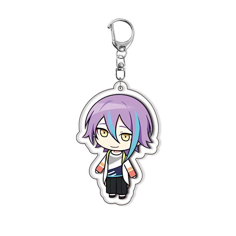 PJSK Kawaii Cute Anime Characters Acrylic Keychain Ornaments Girls Cartoon Backpack Charm Keyring Jewelry Accessories Gifts Toys