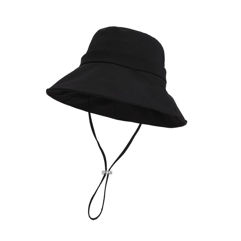 

Spring Summer Big Brim Sun Hat Women s Solid Color Fisherman Hat Outdoor Travel Sunhat