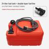 12L/24L External Spare Fuel Tank for Parsun, Hangkai, Yamaha Outboard Motors