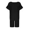 Girls Plain Color Casual Fashion Two-Piece Set Short Sleeve Top And Shorts