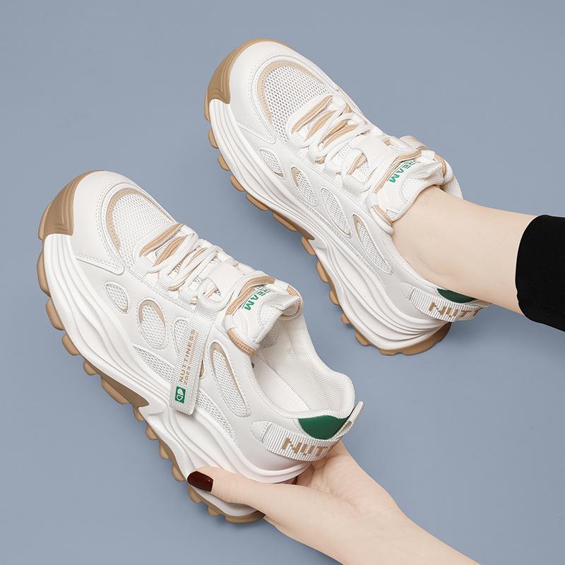 Hong Kong style platform sports style daddy shoes women's spring and summer ins trend new niche versatile casual and comfortable shoes