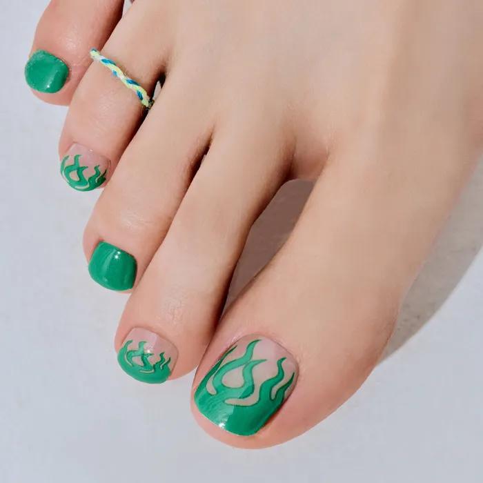 Fire! Gel Pedicure