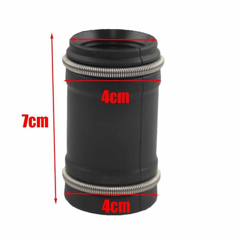 Motorcycle Exhaust Pipe Seal Boot KTM XC EXC XCW 250 300 2-Stroke Dirt Bike Replacement Part Black