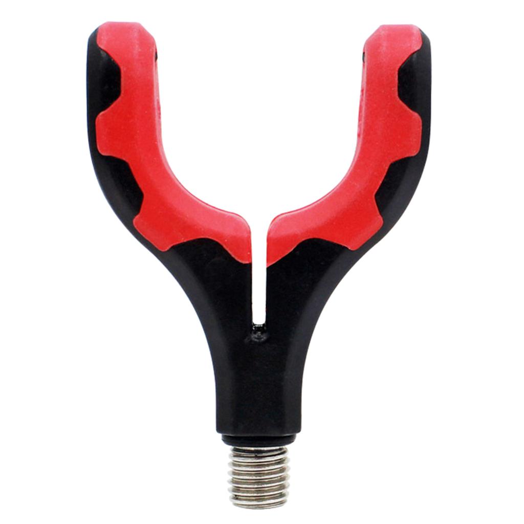 Fishing Rod Rest Head UShaped Bracket Head Fishing Grippers Rest Connects for Carp Fishing Rod Support Easily Install