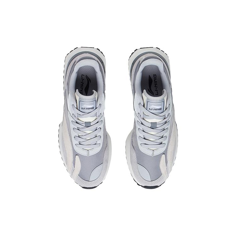Li Ning Fabric Low top Cushioning Slip Resistant Abrasion Resistant Lightweight Rebound Sports Casual Shoes Women's AGCS262-6