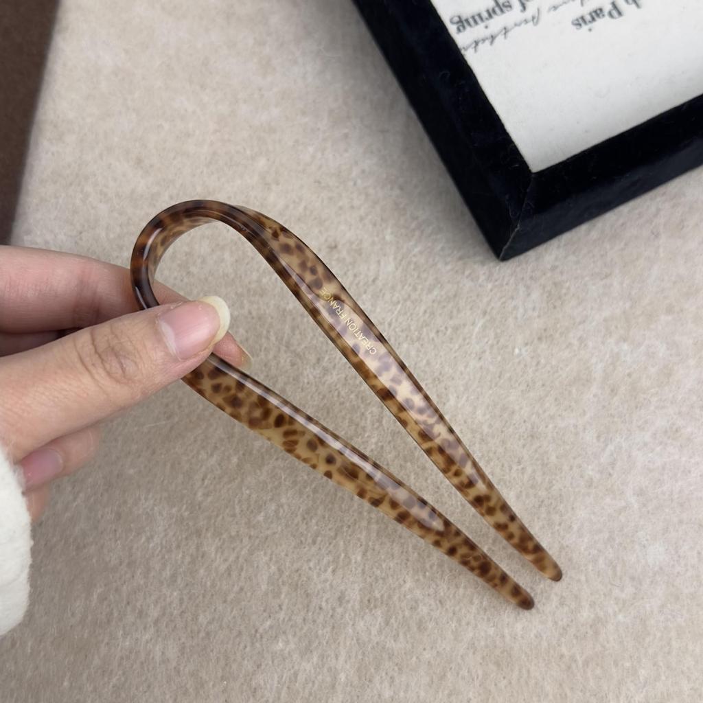 Acetat U-förmige Haarnadel: Hochwertige vielseitige Hochsteckfrisur, Neuer chinesischer Stil 2023