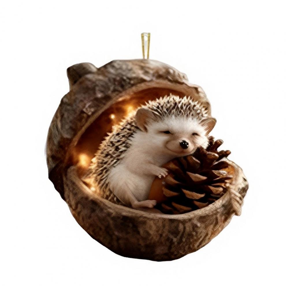 

Christmas Ornaments Hanging Christmas Decorations Cozy Forest Acorn Ornaments Rustic Pine Cone Christmas Decorations 2d for Tree