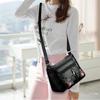 Soft Leather Women Messenger Shoulder Handbags And Purses Flowers Multi-pocket Crossbody Mommy Bag Ladies Sac