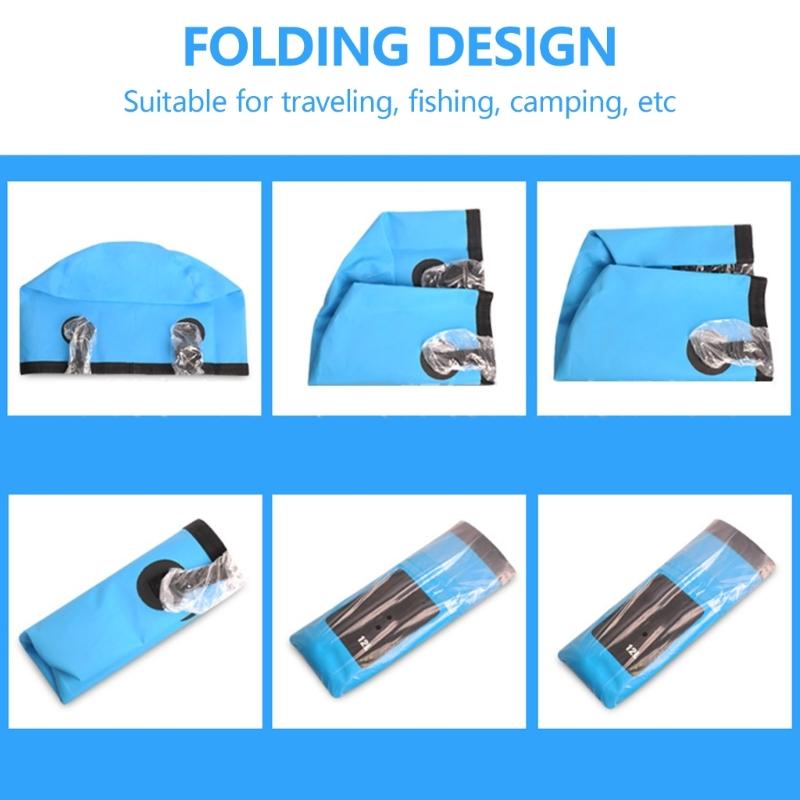 Foldable Bucket, Folding Bucket Wash Basin with Handle, Portable Water Container 12L for Camping Fishing