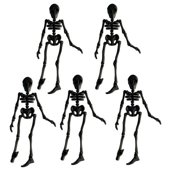 

Yousheng 5 шт. 3D-печатный скелет, магнит на холодильник, подвижная фигурка скелета с подвижными суставами, Хэллоуин, готический скелет, магнит на холодильник 5pcs