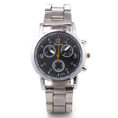 Fashion Mens Stainless Steel Watches Luxury Quartz Wristwatch Clock Men Business Casual Watch Relogio Masculino Steel Watch
