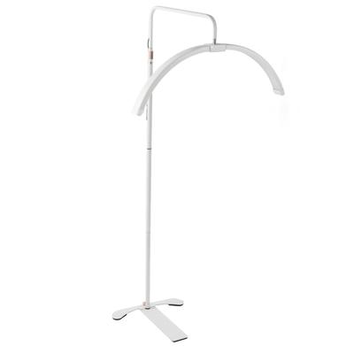 26in LED Floor Light Kit Color Temperature Brightness Adjustable Half Moon Lamp with Stand for