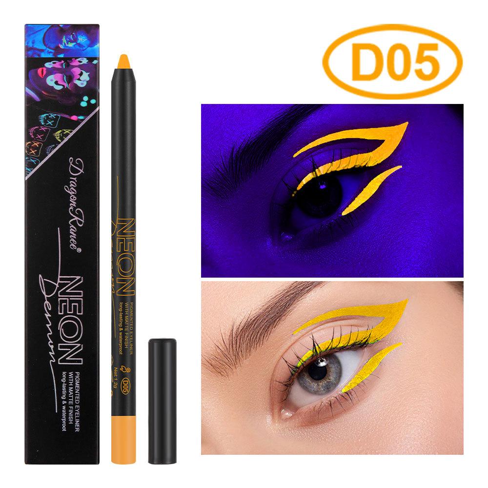 

DragonRanee Waterproof Fluorescent Eyeliner & Eyeshadow Pen - Sweatproof Makeup for Halloween & Cosplay Face Paint